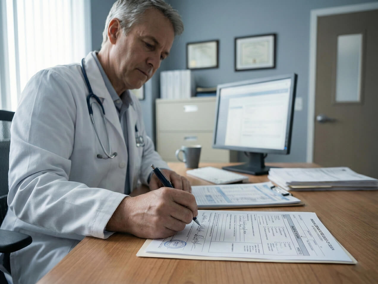 Medicīniskās apliecības par nāves cēloni izsniegšana slimnīcā