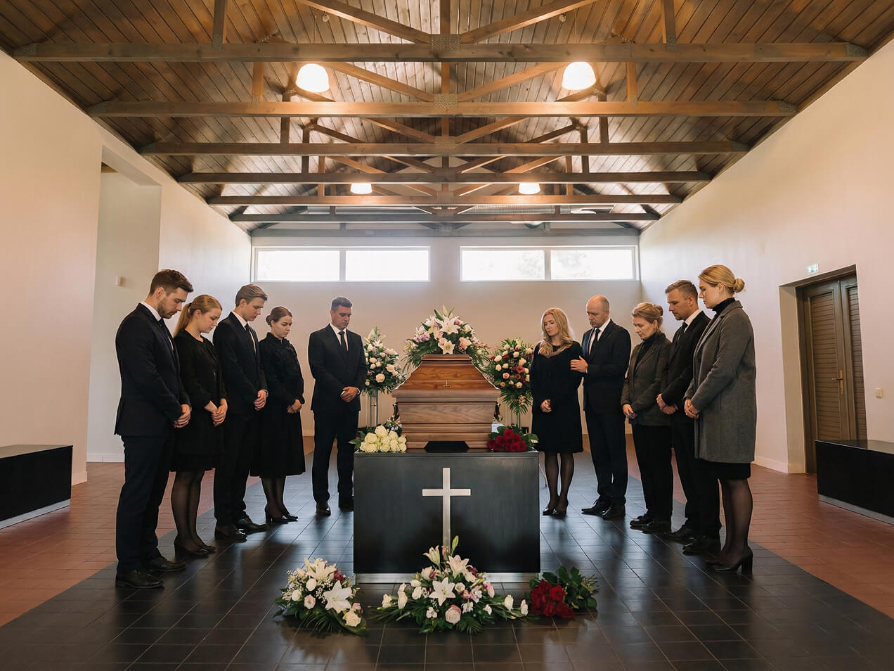 Atvadu ceremonija atvadu zālē